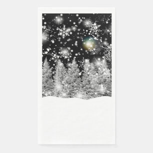 Winter Solstice Snowfall Napkin