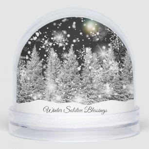 Winter Solstice Snowfall  Snowglobe