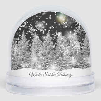 Winter Solstice Snowfall Snowglobe