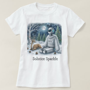 Winter Solstice Sparkle Deer Grace Being Grace  T-Shirt