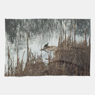 Winter Solstice Tea Towel