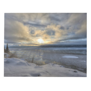 Winter Solstice Turnagain Arm Notepad