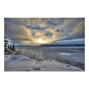 Winter Solstice Turnagain Arm Photo Print