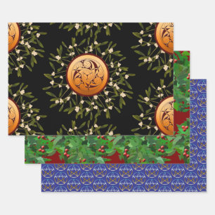 Winter Solstice Wrapping Paper Sheet