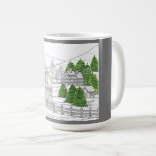 Winter Soltice Farm 15oz Mug