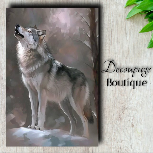 Winter Song Decoupage Tissue Paper (Winter Song Decoupage Tissue Paper)