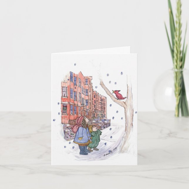 Winter Song Holiday Card (Front)