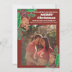 Winter Soon to be parents pregnancy announcement