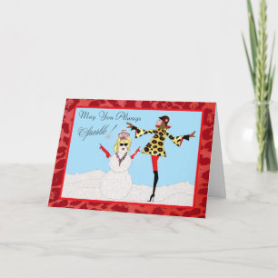 Winter Sparkles of DIVAtude Holiday Card