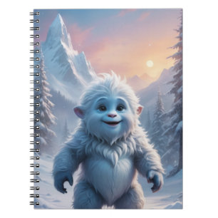 Winter Spirit Yeti Notebook