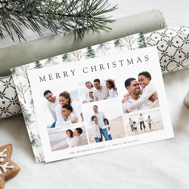 Winter Splendour | Holiday Photo Collage Card (Creator Uploaded)