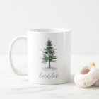 Winter Splendour Pine Tree Personalised Christmas