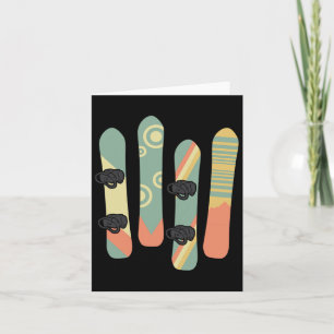 Winter Sport Enthusiast Snowboarder Life Snow Boar Card