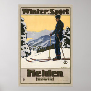 Winter Sport Heiden Appenzell Ausserrhoden Poster