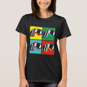 Winter Sport Snowboarding Goggles Pop Art Snowboar T-Shirt