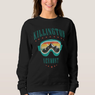 Winter Sport With Ski Or Snowboard Or Killington V Sweatshirt