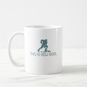 winter sports ice hockey mug design