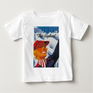 Winter Sports New England Baby T-Shirt
