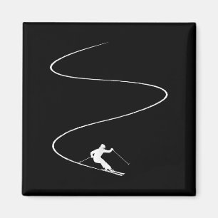 Winter Sports Ski Holidays - Ski Slope Skiing Skie Magnet
