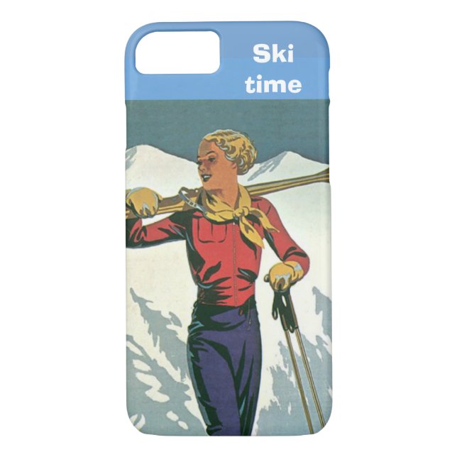 Winter sports - Ski time Case-Mate iPhone Case (Back)