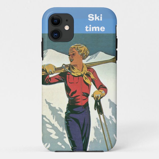 Winter sports - Ski time Case-Mate iPhone Case (Back)