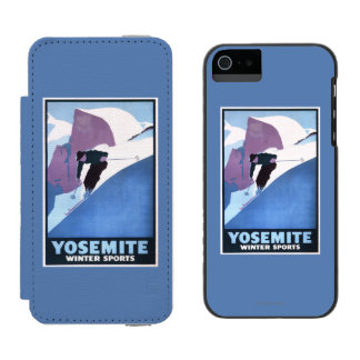 Winter Sports Skiing Promotional Poster Incipio Watson™ iPhone 5 Wallet Case