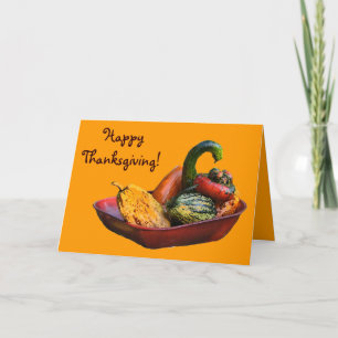Winter Squash Thanksgiving Holiday Card