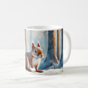 Winter Squirrel Coffee Mug