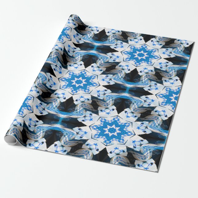 Winter Stars.... Wrapping Paper (Unrolled)