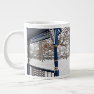 Winter Storm in Cottage City - Martha's Vineyard Large Coffee Mug