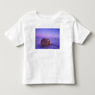 Winter Straw Bales near Cartwright North Toddler T-Shirt