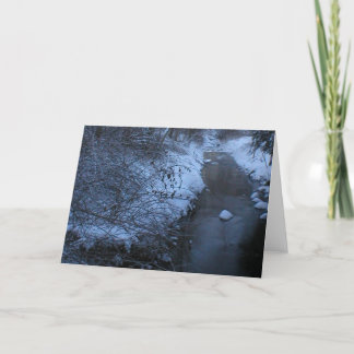 Winter Stream (card) Card