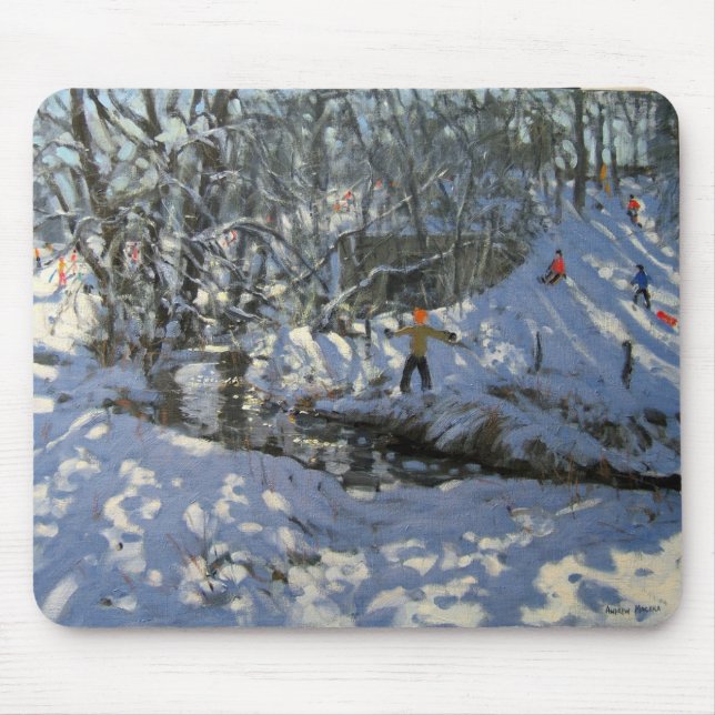 Winter Stream Derbyshire Mouse Mat (Front)