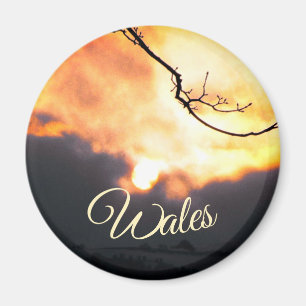 Winter Sun in Wales Magnet