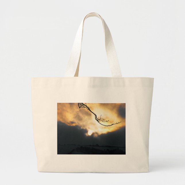 Winter Sun Large Tote Bag (Front)