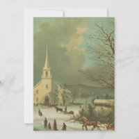 Winter Sunday in olden times