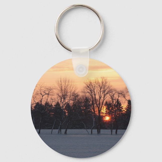 Winter Sunrise Key Ring (Front)