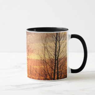 winter sunset coffee mug