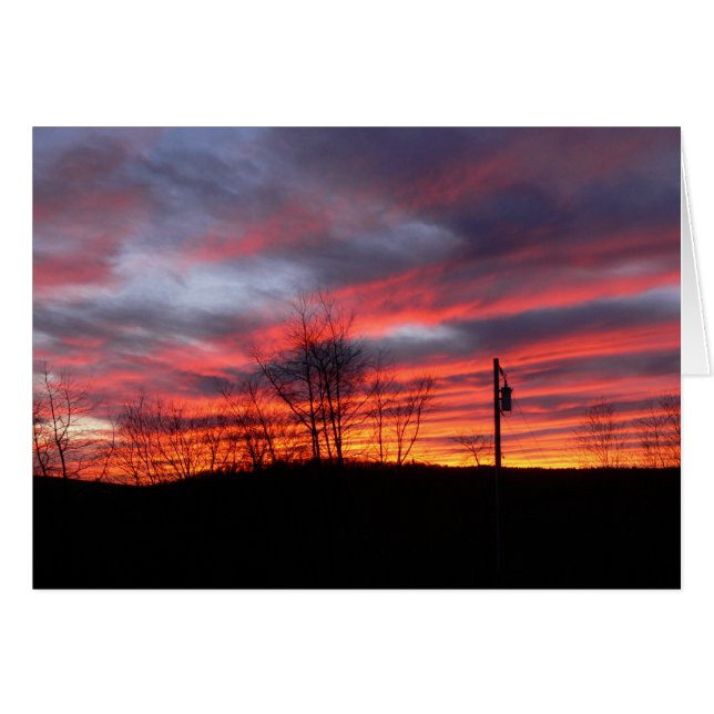 Winter Sunset in the Catskills (Front Horizontal)