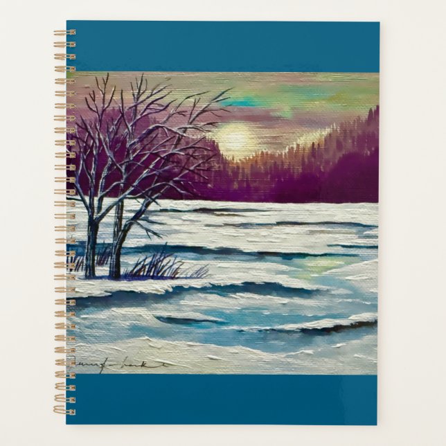 Winter Sunset  Planner (Front)