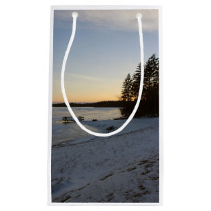 Winter Sunset Small Gift Bag
