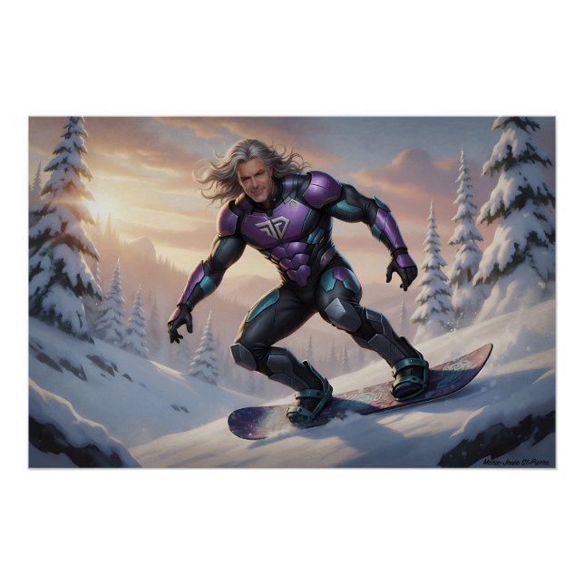 Winter Superhero Poster (Front)