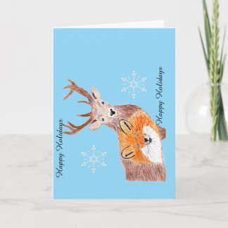 Winter Surprise Christmas Card