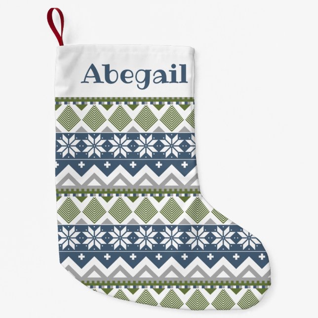 Winter Sweater Custom Stocking (Front)