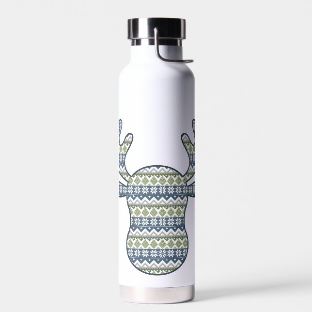 Winter Sweater Water Bottle (Left)