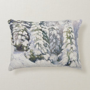 Winter Tale, 1913 Decorative Cushion
