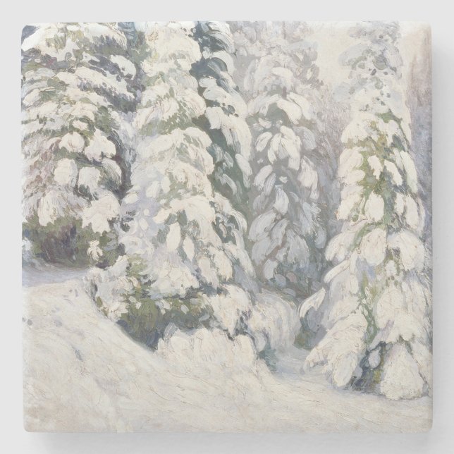 Winter Tale, 1913 Stone Coaster (Front)