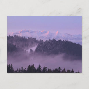 Winter Tatras view from Pieniny Postcard