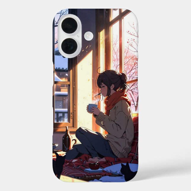 Winter Tea Time Case-Mate iPhone Case (Back)