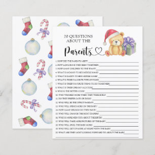 Winter teddy bear - games about the parents